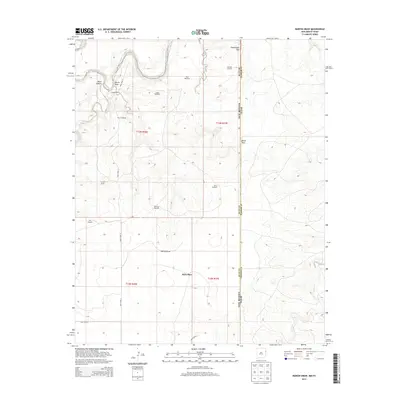 2013 Map of Martin Draw, 2013 Print