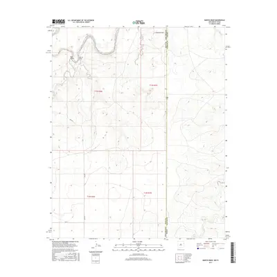 2017 Map of Martin Draw, 2017 Print