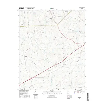2017 Map of Martin, 2017 Print