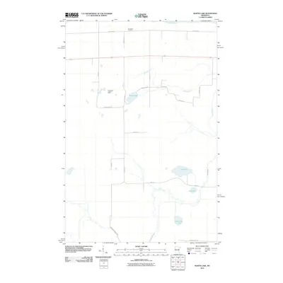 2010 Map of Martin Lake, 2010 Print