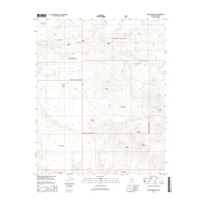 2014 Map of Martin Mountain, 2014 Print