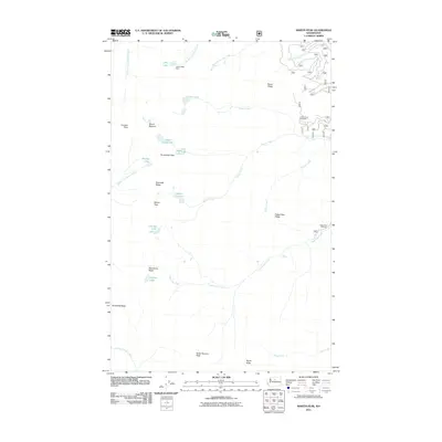 2011 Map of Martin Peak, 2011 Print