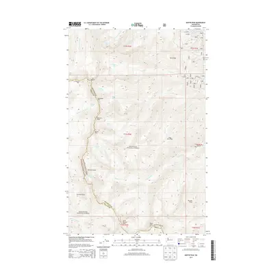 2014 Map of Martin Peak, 2014 Print
