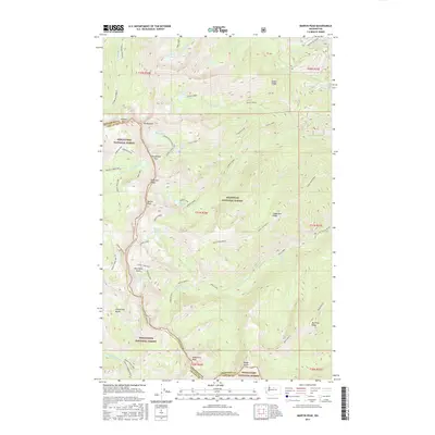 2017 Map of Martin Peak, 2017 Print