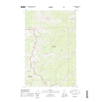 2020 Map of Martin Peak, 2020 Print