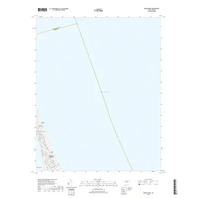 2019 Map of Martin Point, 2019 Print