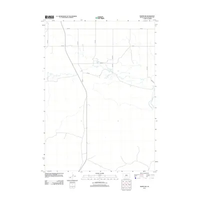 2012 Map of Martin SW, 2012 Print