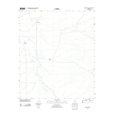 2011 Map of Martin Well, 2011 Print