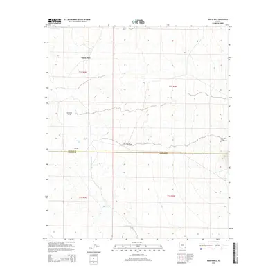 2014 Map of Martin Well, 2014 Print