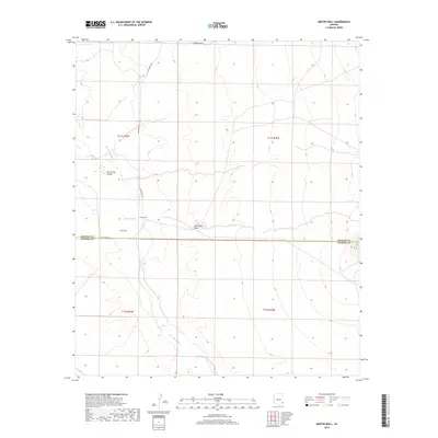 2018 Map of Martin Well, 2018 Print