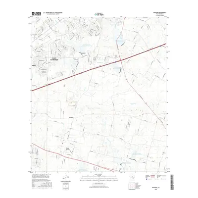 2016 Map of Martinez, 2016 Print
