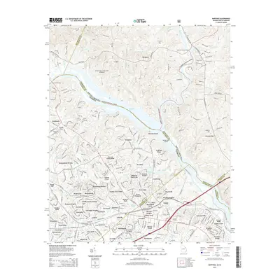 2014 Map of Martinez, 2014 Print