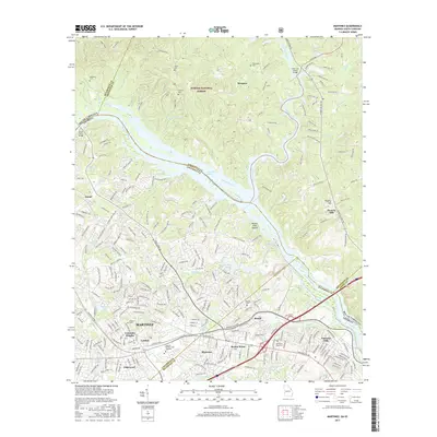 2017 Map of Martinez, 2017 Print