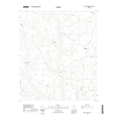 2020 Map of Martins Crossroads, 2020 Print