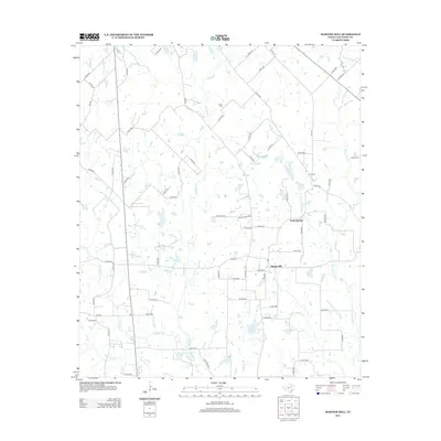 2013 Map of Martins Mill, 2013 Print