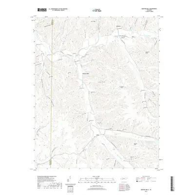 2019 Map of Martins Mills, 2019 Print