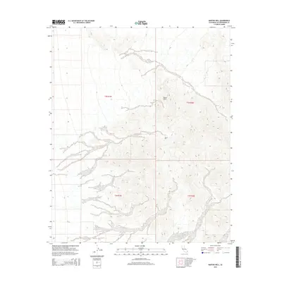 2015 Map of Martins Well, 2015 Print