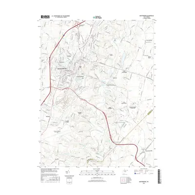 2016 Map of Martinsburg, 2016 Print
