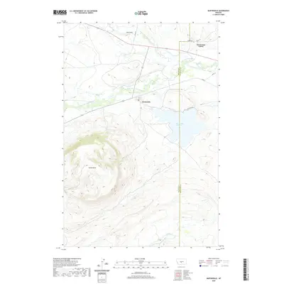 2020 Map of Martinsdale, 2020 Print