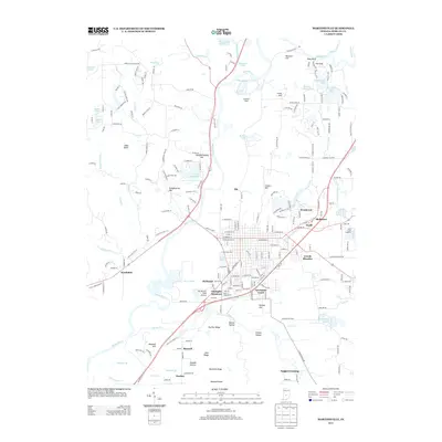 2013 Map of Martinsville, 2013 Print