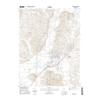 2016 Map of Martinsville, 2016 Print