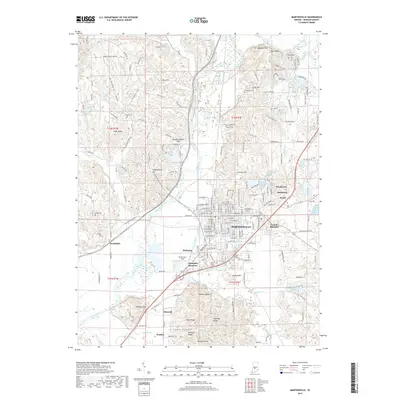 2019 Map of Martinsville, 2019 Print