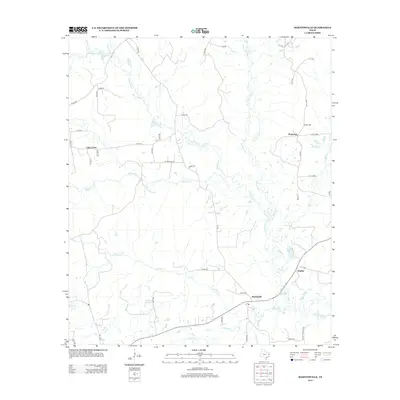 2013 Map of Martinsville, 2013 Print
