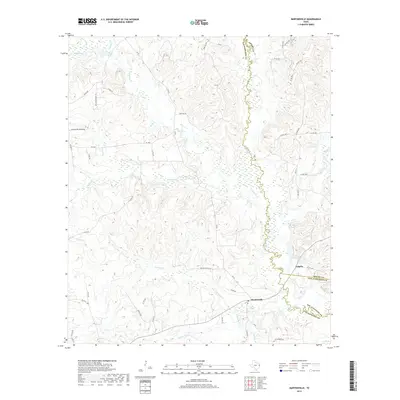 2019 Map of Martinsville, 2019 Print