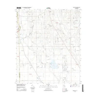 2015 Map of Martinville, 2015 Print
