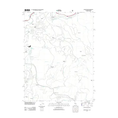 2012 Map of Martis Peak, 2012 Print
