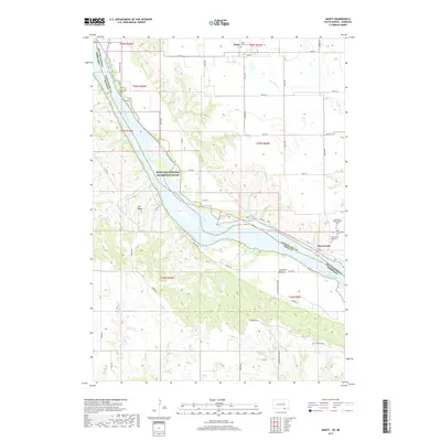 2017 Map of Marty, 2017 Print