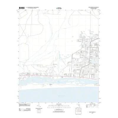 2012 Map of Mary Esther, 2012 Print