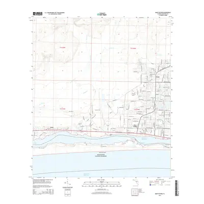 2015 Map of Mary Esther, 2015 Print
