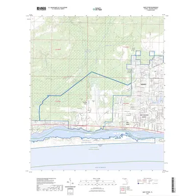 2024 Map of Mary Esther, 2024 Print