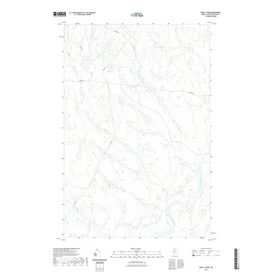 2021 Map of Mary L Pond, 2021 Print