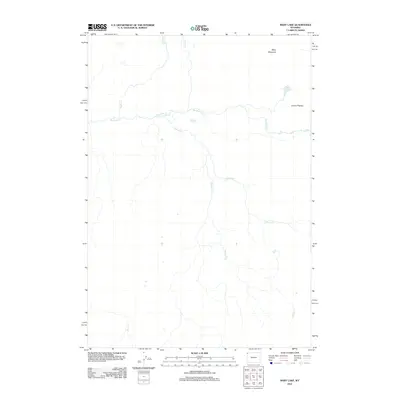 2012 Map of Mary Lake, 2012 Print