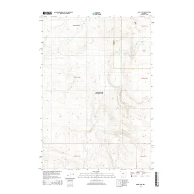 2015 Map of Mary Lake, 2015 Print
