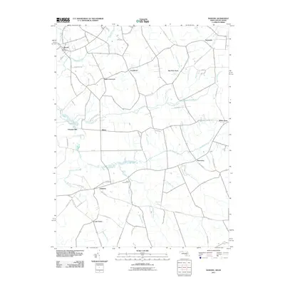 2011 Map of Marydel, 2011 Print