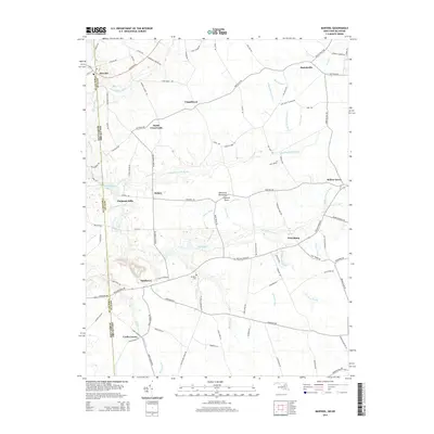 2014 Map of Marydel, 2014 Print