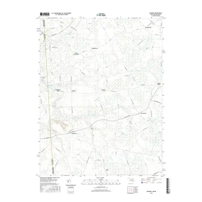 2016 Map of Marydel, 2016 Print