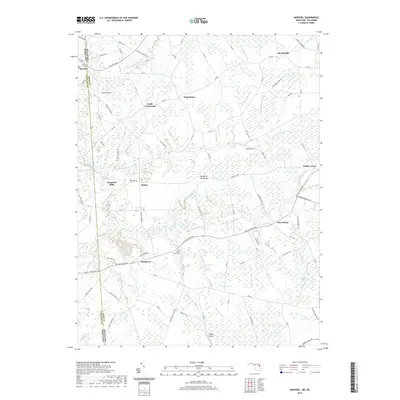 2019 Map of Marydel, 2019 Print