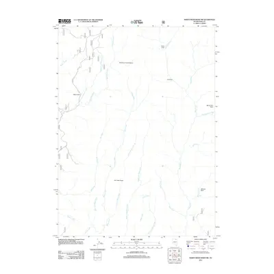 2012 Map of Marys River Basin NW, 2012 Print
