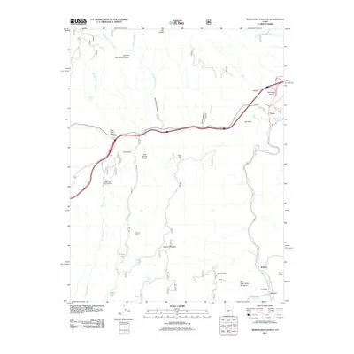 2011 Map of Marysvale Canyon, 2011 Print