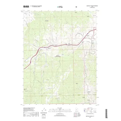 2020 Map of Marysvale Canyon, 2020 Print