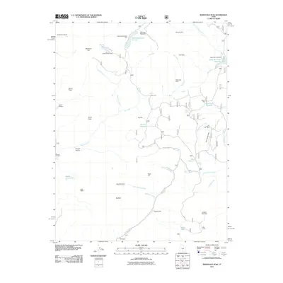 2011 Map of Marysvale Peak, 2011 Print
