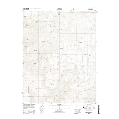 2014 Map of Marysvale Peak, 2014 Print