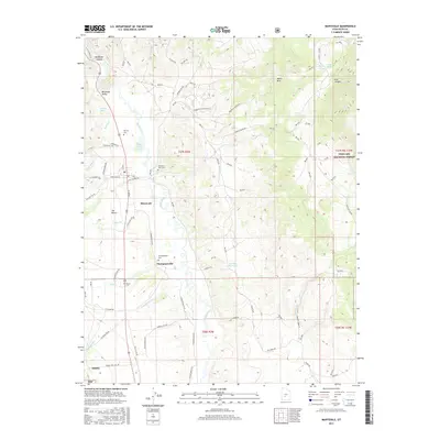 2017 Map of Marysvale, 2017 Print