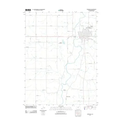 2012 Map of Marysville, 2012 Print