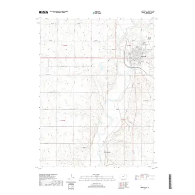 2018 Map of Marysville, 2018 Print