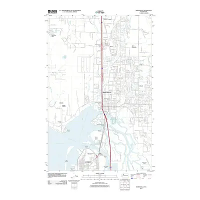 2011 Map of Marysville, 2011 Print